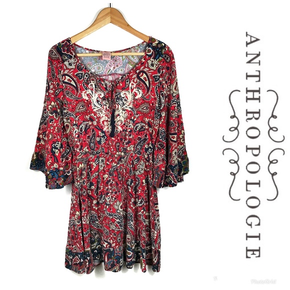 Anthropologie Dresses & Skirts - ANTHROPOLOGIE Flying Tomato Bell Sleeve Dress Sz M